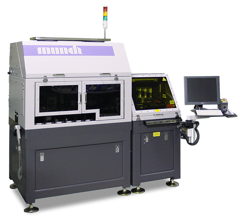 Fully Automated Feed Through Laser Welder